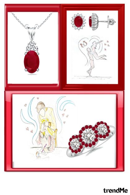 Ruby Jewelry will steal Her heart!- Fashion set