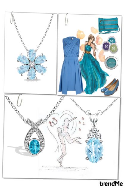 Aquamarine Jewelry for Spring Season!- Combinaciónde moda