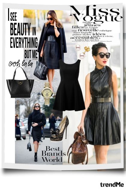 Women in Black..- Combinazione di moda