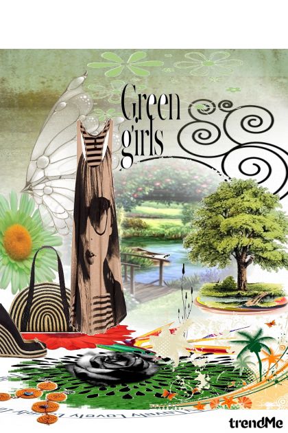 Green girls- Modna kombinacija