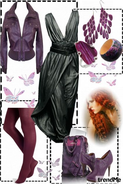 fairy-tale in purple- Modna kombinacija