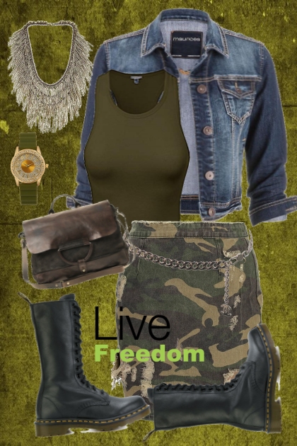 Live Freedom- Combinazione di moda