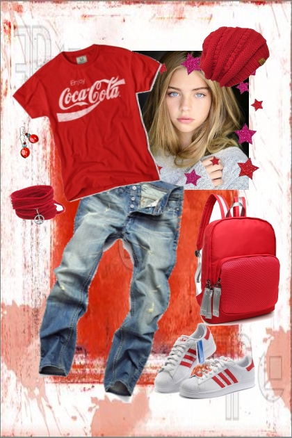 Coca-Cola- combinação de moda