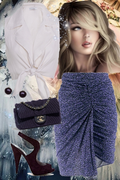 Purple Shimmer- Combinaciónde moda