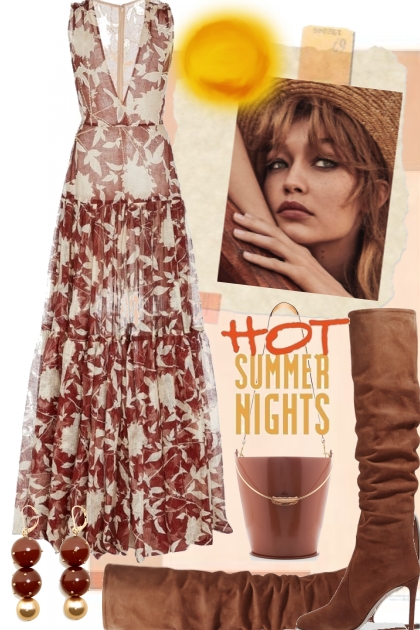 Hot Summer Nights- combinação de moda