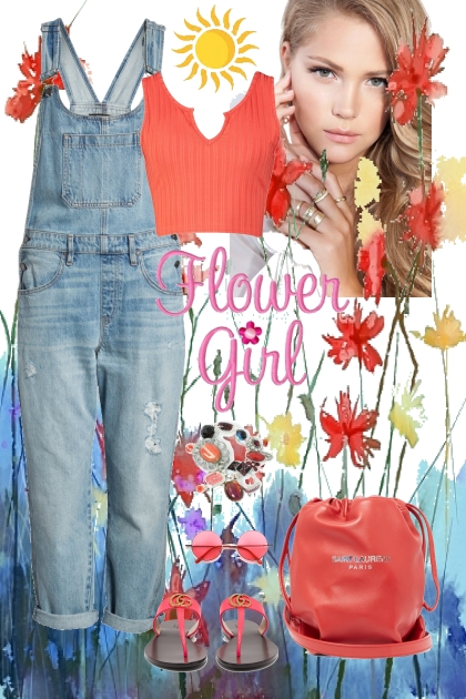 Sunshine Flower Girl- Combinazione di moda