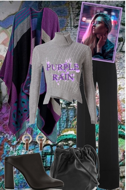 Purple Rain II- Модное сочетание