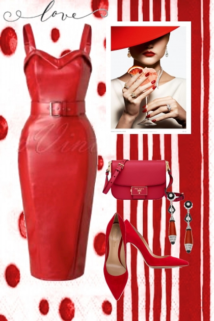 Red Love- Модное сочетание