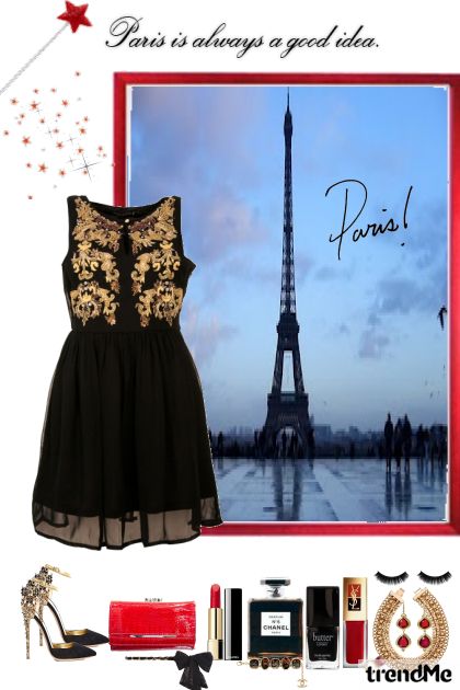 Paris- combinação de moda