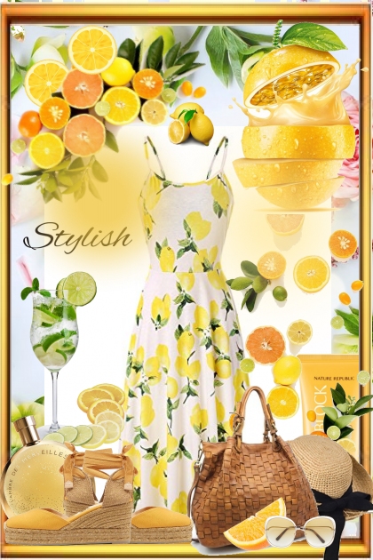 Citrus fashion- Modna kombinacija