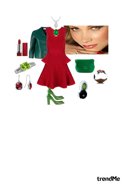 Red & Green- Fashion set