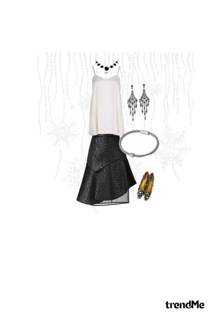 Black & White- Combinazione di moda