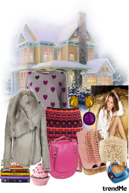 Colorful winter- Combinaciónde moda