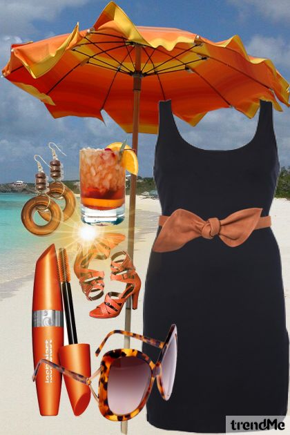 oranje summer- combinação de moda