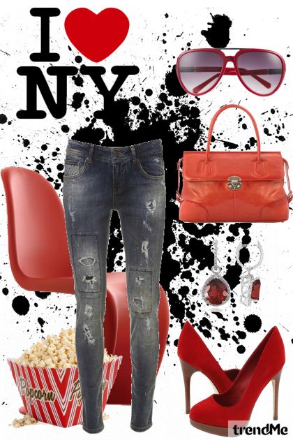 I <3 NY- Combinazione di moda