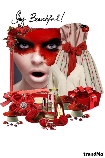 Red suprise- Fashion set