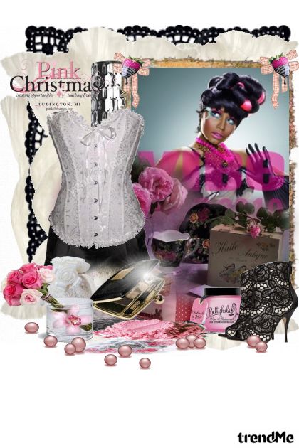 Pink Christmas- combinação de moda