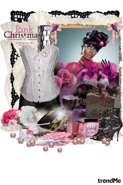 Pink Christmas- Combinazione di moda