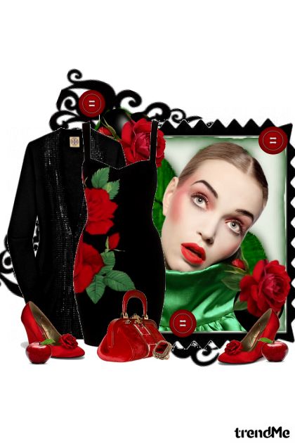 Girl With Flower - Combinazione di moda