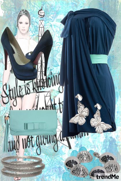 blue- Combinaciónde moda