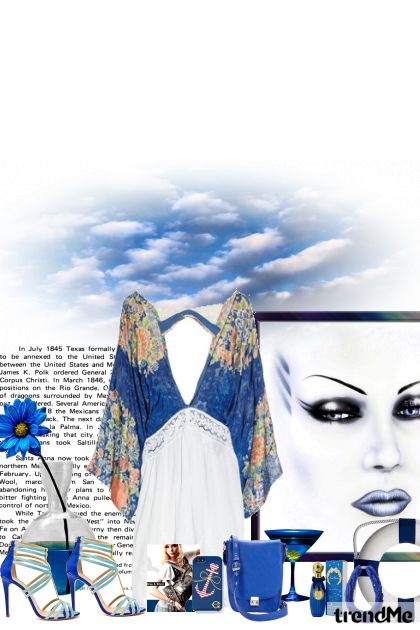 nebesko plavetnilo- Combinaciónde moda