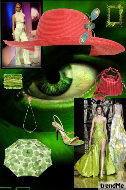 The Green eyed monster in love- Fashion set