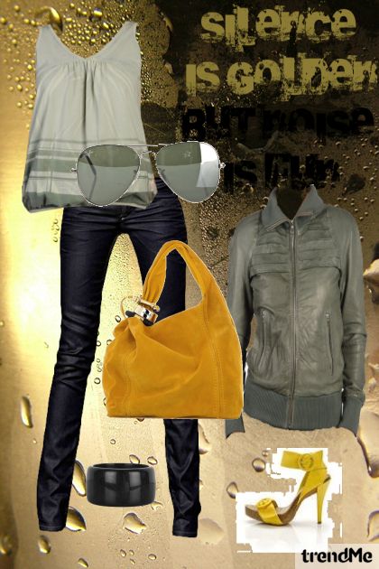 yellow rain- Модное сочетание