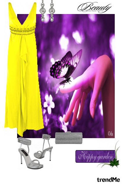 Purple rhapsody- Combinazione di moda