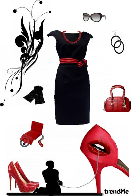 Rouge Noir- combinação de moda