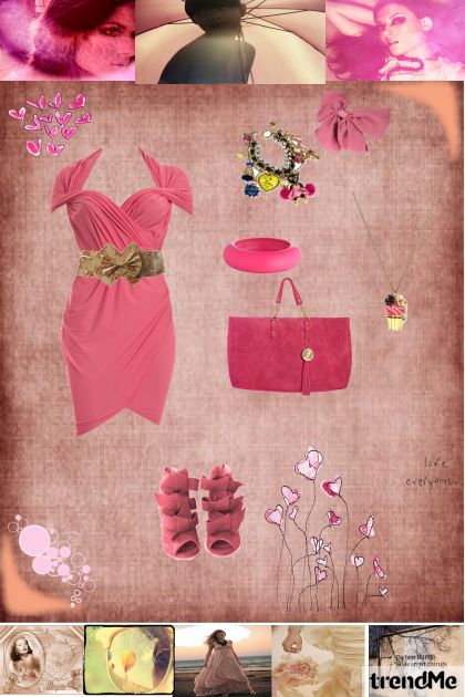 Think pink- combinação de moda