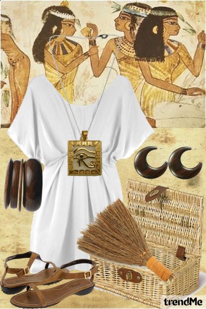 I lived in ancient Egypt, but no one heard for me...- combinação de moda