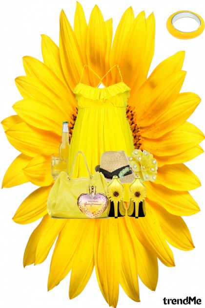 I'd send you a flower - a sunflower bright- Fashion set