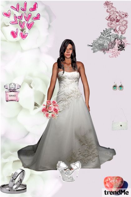 White wedding- combinação de moda