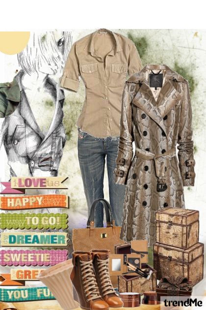 travel girl- Combinazione di moda