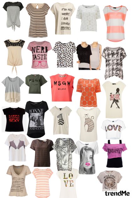 My style T-shirts- Combinazione di moda