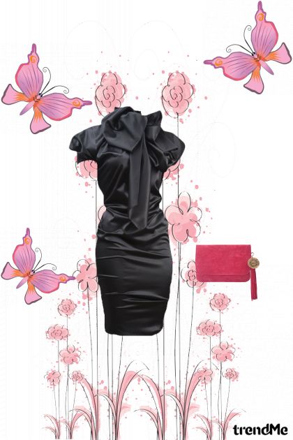 black&pink- Combinaciónde moda