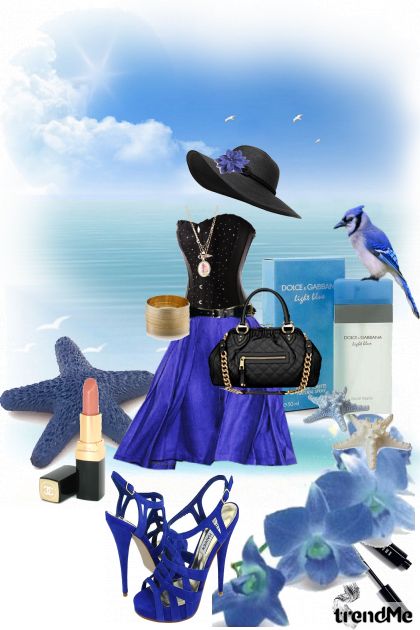 Blue Woman.- Fashion set