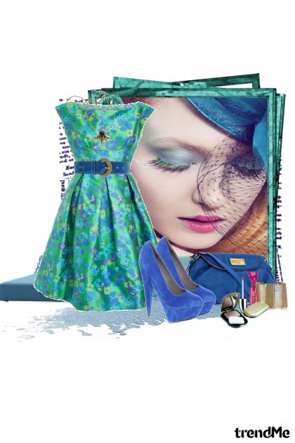zeleno/plavo- Fashion set