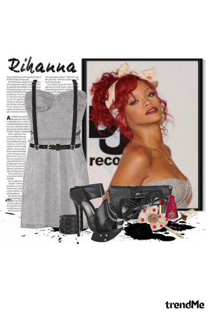 Rihanna(2)- combinação de moda