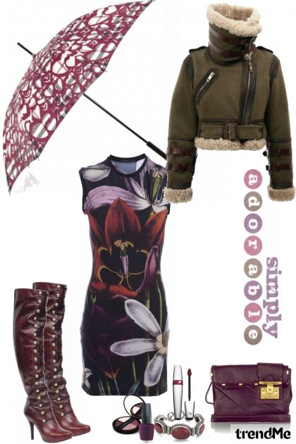 purple rain- combinação de moda