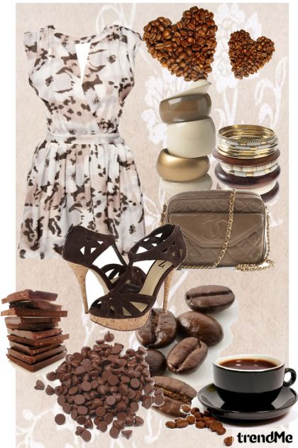 Coffee and chocolate- Fashion set
