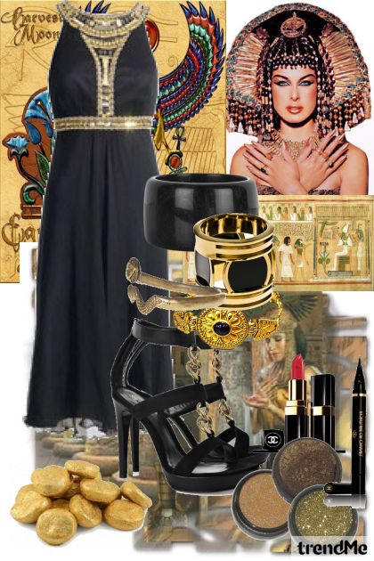 Queen in black- Combinazione di moda