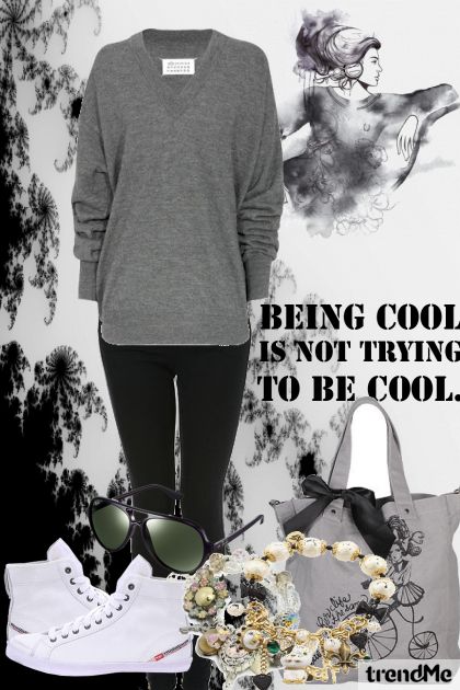 And I'm cool.- Модное сочетание