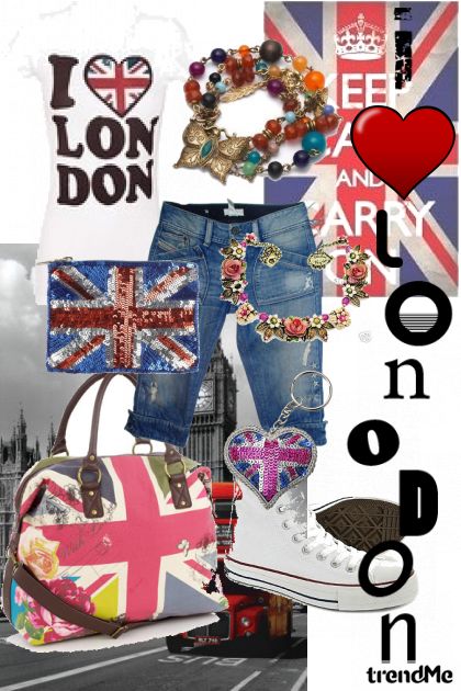 I ♥ London- Combinazione di moda