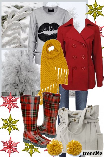 Colorful winter- Combinaciónde moda