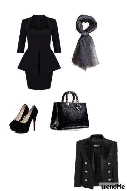 Black- Fashion set