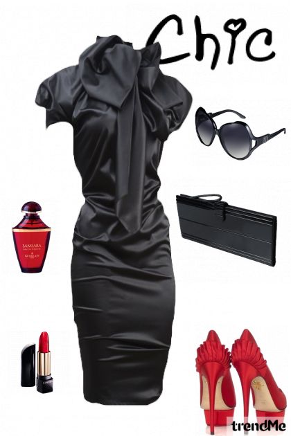 noir chic- Combinaciónde moda
