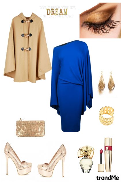 blue and gold- Combinaciónde moda
