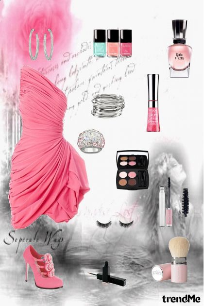 Pink glamour- Modekombination