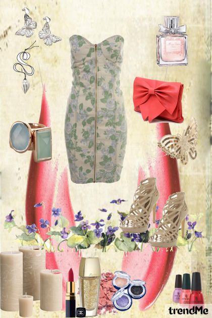 floral magic- Combinazione di moda